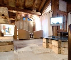 Chalet Cheval: Living area