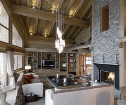 Chalet Corteo: Living area