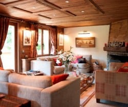 Chalet Chopine: Living area