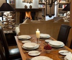 Chalet Amande: Dining area