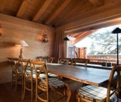 Chalet Dharma: Dining area