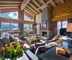 Chalet Tournalon: Living area