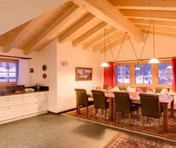 Chalet Uchy: Dining area