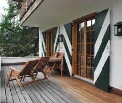 Chalet Muragl: Balcony