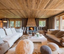 Chalet Wildrose: Living area